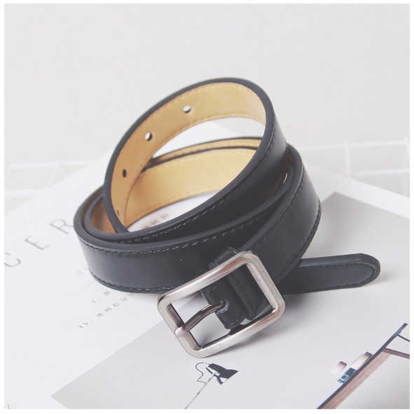 Thắt lưng da nam bản nhỏ BL Belt mặt vuông thời trang Hàn Quốc Kuu Clothes - BL Belt