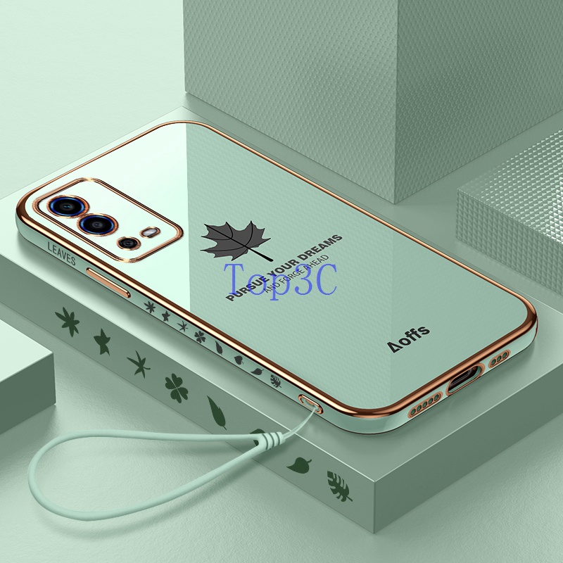 Ốp lưng oppo A55 Ốp Điện Thoại In Hình Lá Phong Cho oppo a55 FY