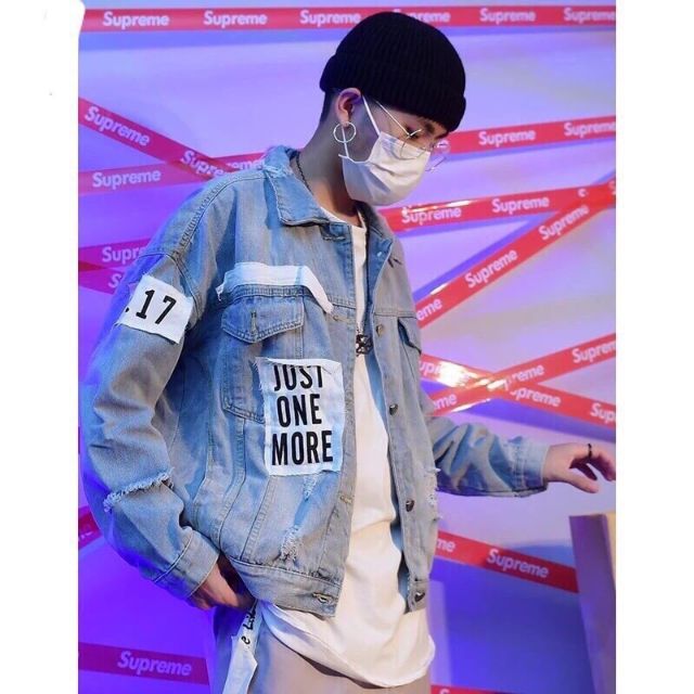 Áo khoác jean unisex cao cấp ( M - L - XL ) siêu cấp