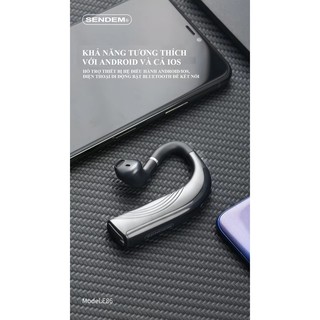 [PIN 15 TIẾNG] Tai nghe Bluetooth SENDEM E86 Bluetooth v5.0 xoay 180 độ, chống rơi, đeo tai trái hoặc phải