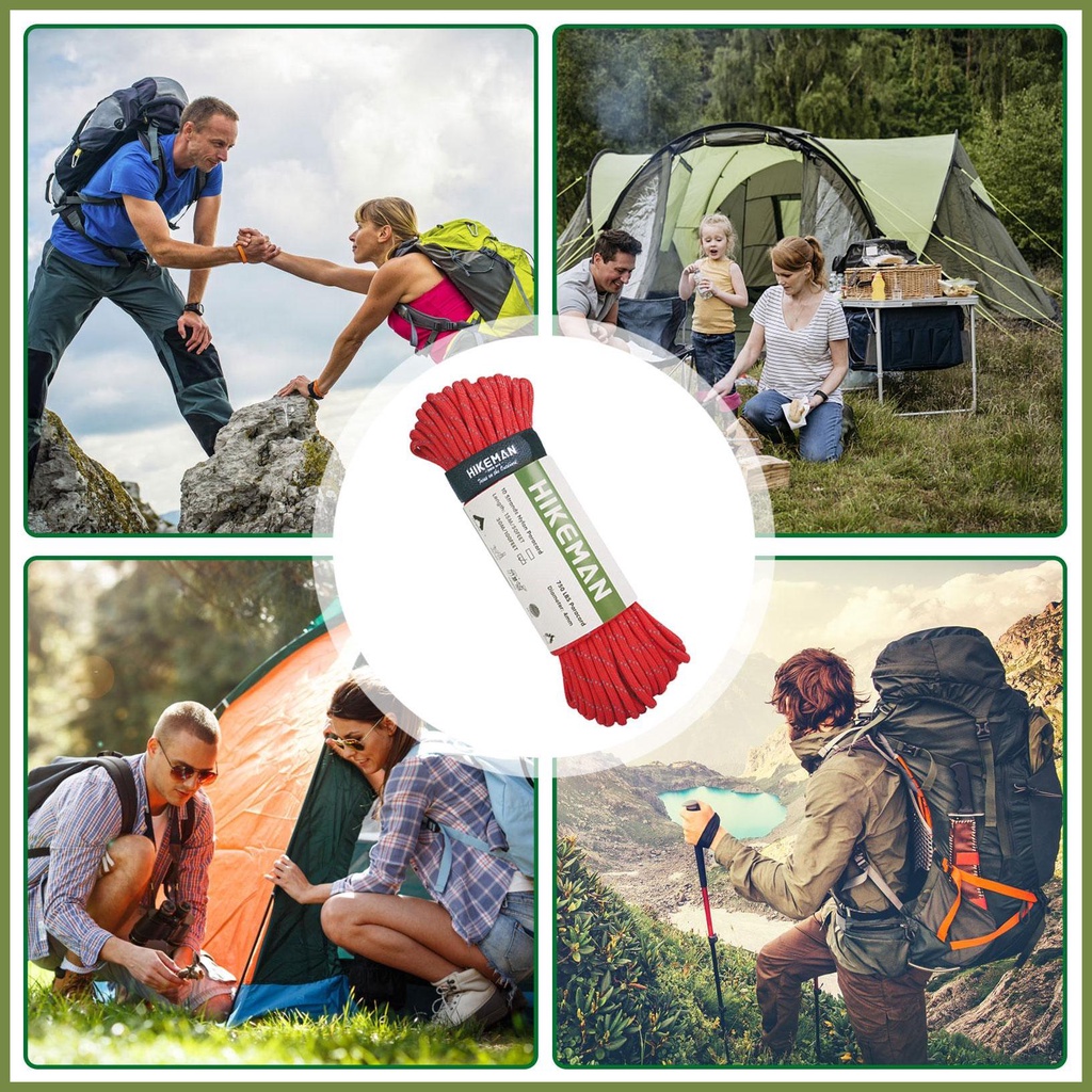 Dây Dù Sinh Tồn Màu Phản Quang Lõi 10 Sợi Dày Dặn Đa Năng