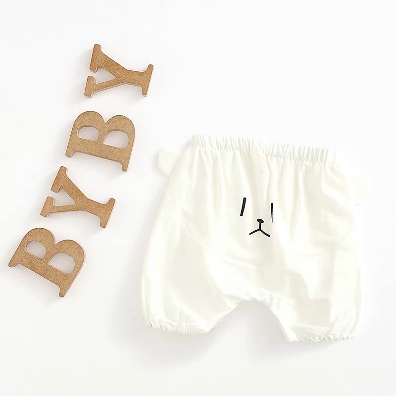 Quần Đùi bé trai bé gái Chất Cotton thông hơi In Hình Thú CuTe, quần áo cho bé sơ sinh - BABYSOC