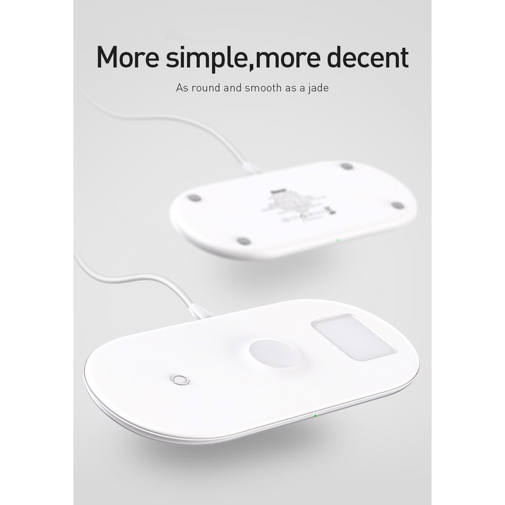 [FREESHIP]  Đế sạc không dây 3 in 1 cho IPhone samsung Apple watch Airpods - Phụ Kiện Chi Hà bảo hành 6 tháng