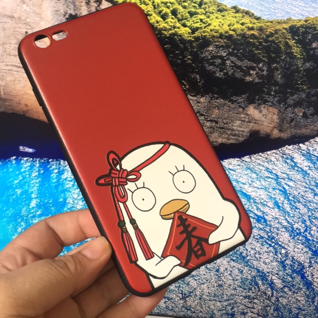 Ốp Lưng hình con gà màu đỏ Iphone 6plus và 6s Plus
