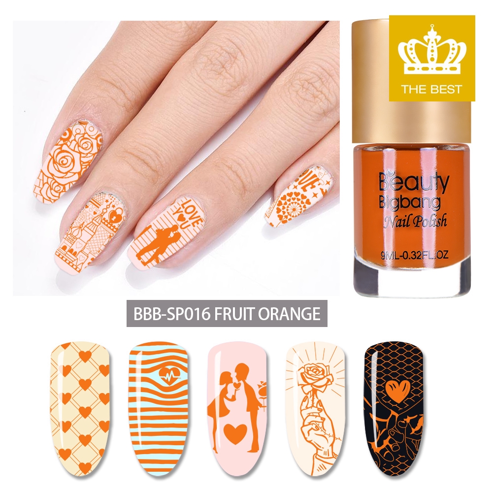 Lọ sơn in họa tiết dễ sử dụng 6 màu tùy chọn