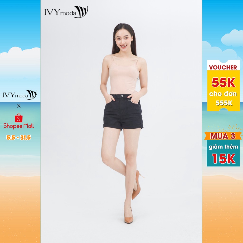 [NHẬP WABRTL5 GIẢM 10% TỐI ĐA 50K ĐH 250K ]Áo thun hai dây nữ IVY moda MS 55M3999