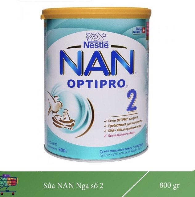 Sữa Nan Nga đủ số 800g