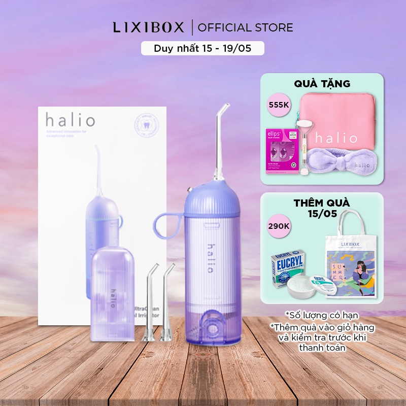 Máy Tăm Nước Cầm Tay Halio UltraClean Oral Irrigator - Periwinkle