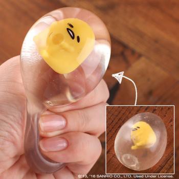 Trứng lười gudetama cực vui - tặng 1 chai slime  giảm nhẹ