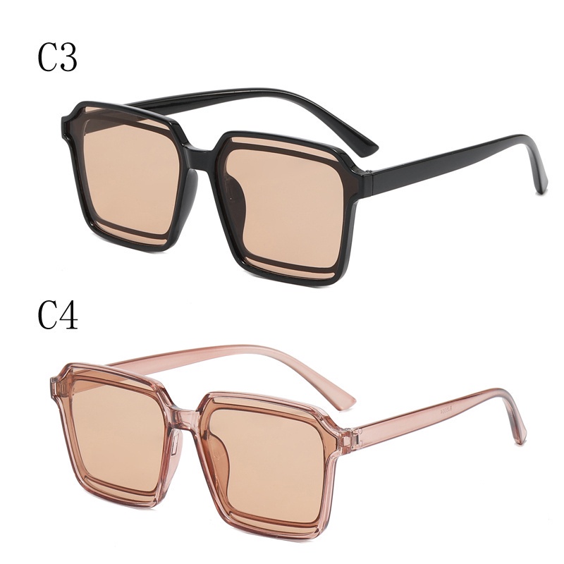 Kính Mát Gọng Vuông Phong Cách Retro Thời Trang