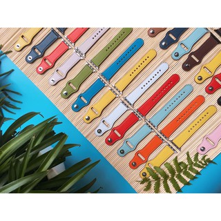 Dây da pu khóa bấm cao cấp dành cho đồng hồ thông minh awatch