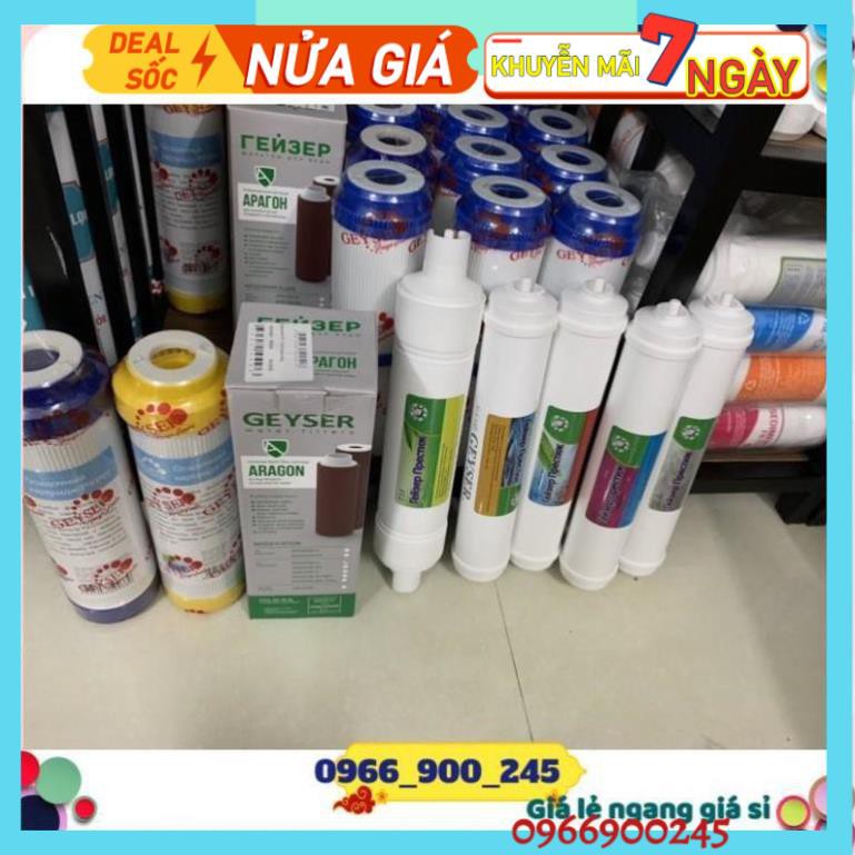 (Giá Gốc) Combo Lõi Lọc Số 12345678 Nanogeyser 👉 Bộ 8 Lõi Lọc Dành Cho Máy Không Nước Thải Không Dùng Điện