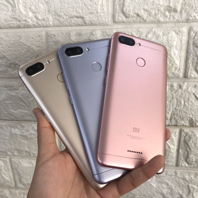Điện thoại Xiaomi Redmi 6 2sim ram  3/32G có vân tay, full tiếng việt, CH play, đẹp 99% 98% | BigBuy360 - bigbuy360.vn