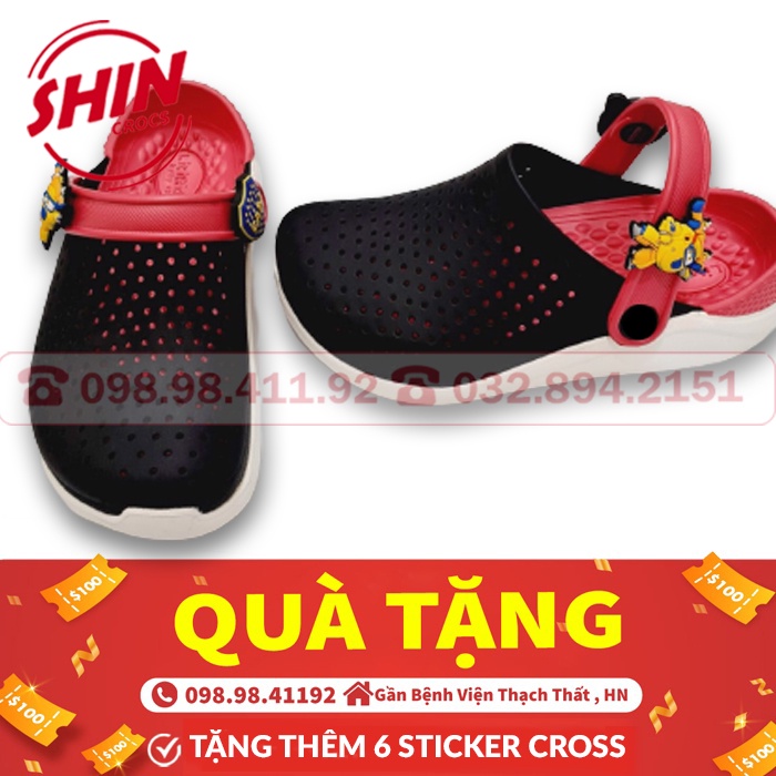 dép cross cho béFREESHIPdép cross cho bé sục nhiều màu SUCLITKID tặng thêm 6 jibitz cross