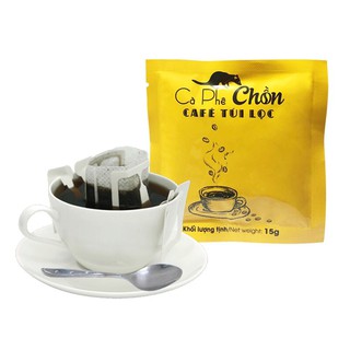 Combo 2 hộp Cafe Chồn phin giấy cao cấp + bột kem pha cà phê