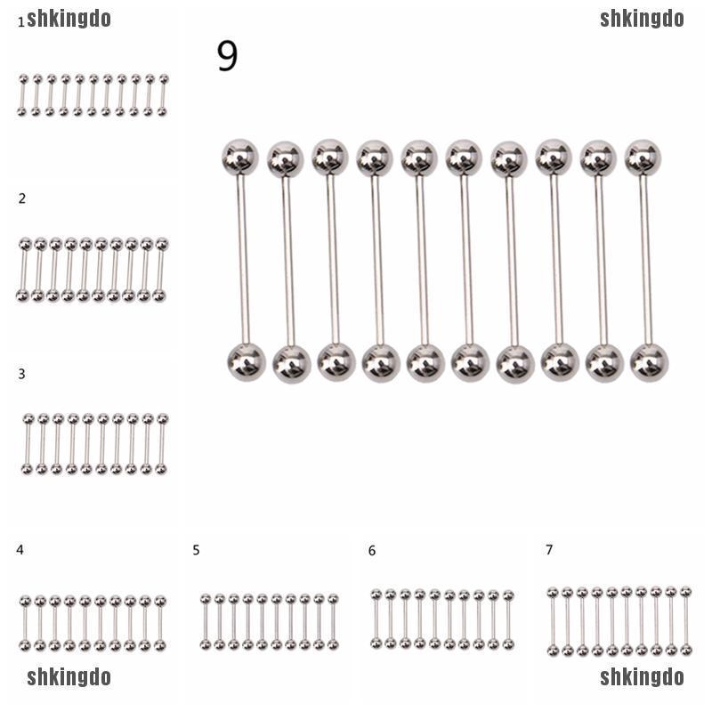 Khuyên cơ thể mạ bạc bằng thép không gỉ cá tính