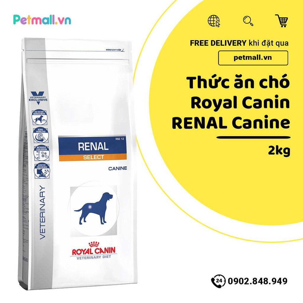 Thức ăn chó Royal Canin RENAL Canine 2kg - Hỗ trợ điều trị thận