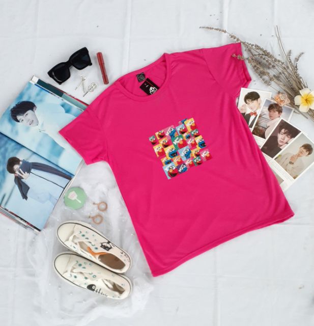 Áo Phông Unisex ELMO Tinh Nghịch Hàng Mới Xu Hướng Hè 2020 | BigBuy360 - bigbuy360.vn