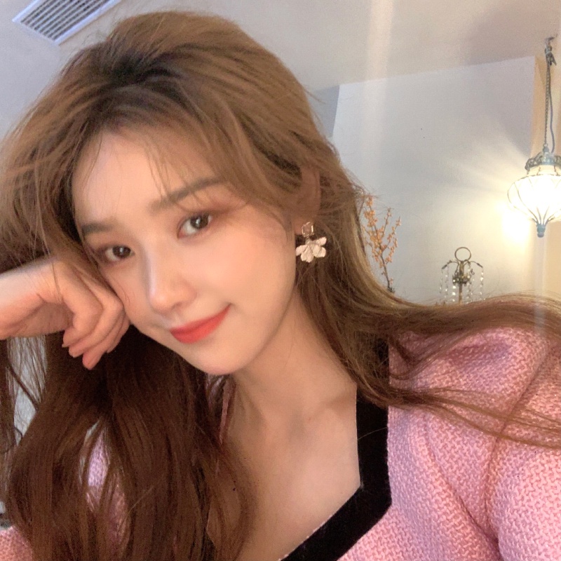 Bông Tai Hình Hoa Đính Đá Zircon Phong Cách Hàn Quốc Sang Trọng Thời Trang 2022