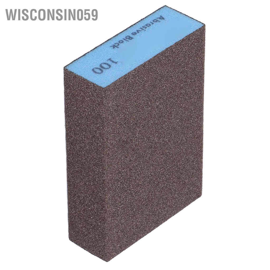 7 cái Bọt biển chà nhám 36 60 80 100 120 180 220 Grits Bộ dụng cụ tạo khối Sander khô ướt 【Wisconsin059】