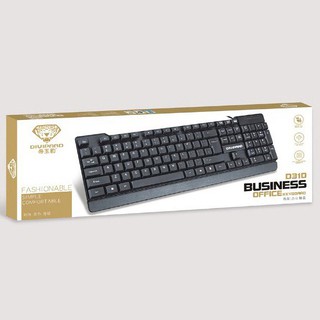 [Mã ELFLASH3 hoàn 10K xu đơn 20K] Bàn phím có dây USB Divipard D310 PC19
