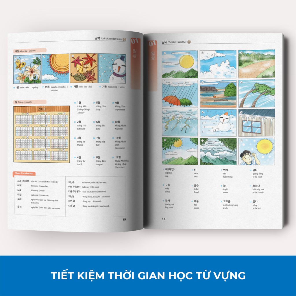 Sách - Từ Điển Tiếng Hàn Qua Tranh