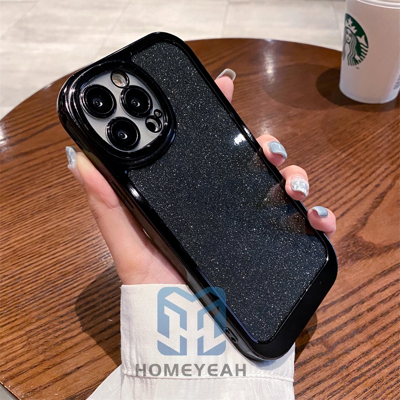 Ốp Điện Thoại Mềm Trong Suốt Mạ Điện Lấp Lánh Cho iPhone 11 12 13 Pro Max