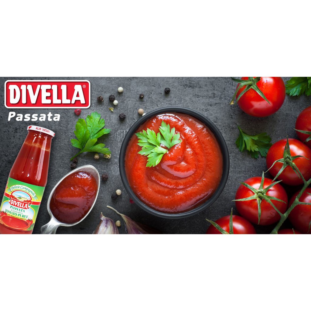 [Hàng Chính Hãng] Sốt Cà Chua Xay Dạng Sệt Passata Di Pomodoro 680gr