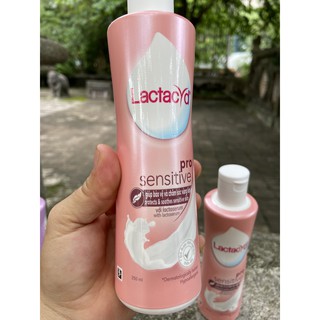 DUNG DỊCH VỆ SINH PHỤ NỮ LACTACYD PRO SENSITIVE 250ML