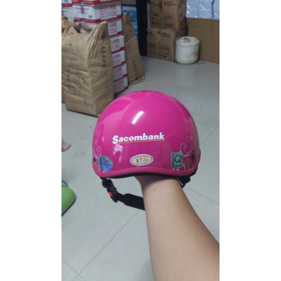 Nón bảo hiểm Sacombank - Lady first