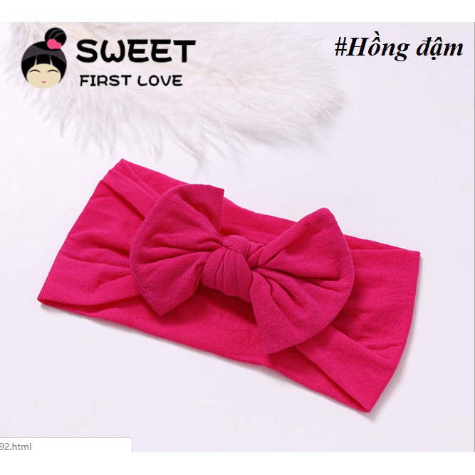 TURBAN BẢN NHỎ COTTON MỊN DÀNH CHO BÉ GÁI 0-5 Tuổi