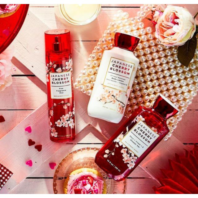 [𝗕𝗜𝗚𝗦𝗔𝗟𝗘]Mẫu Thử Xịt Thơm Toàn Thân Bath and Body Works Japanese Cherry Blossom 250ml | BigBuy360 - bigbuy360.vn