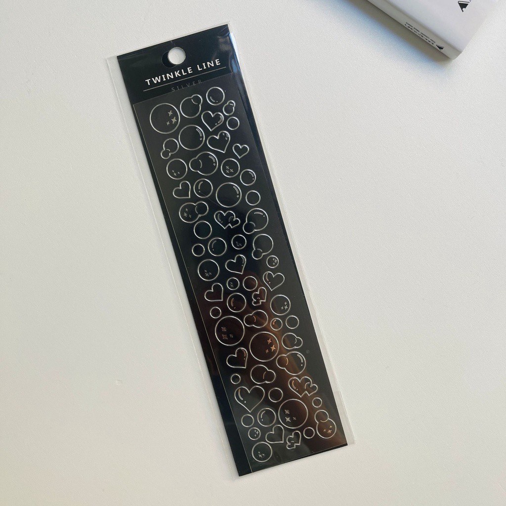 Sticker Trong Suốt Dán Trang Trí