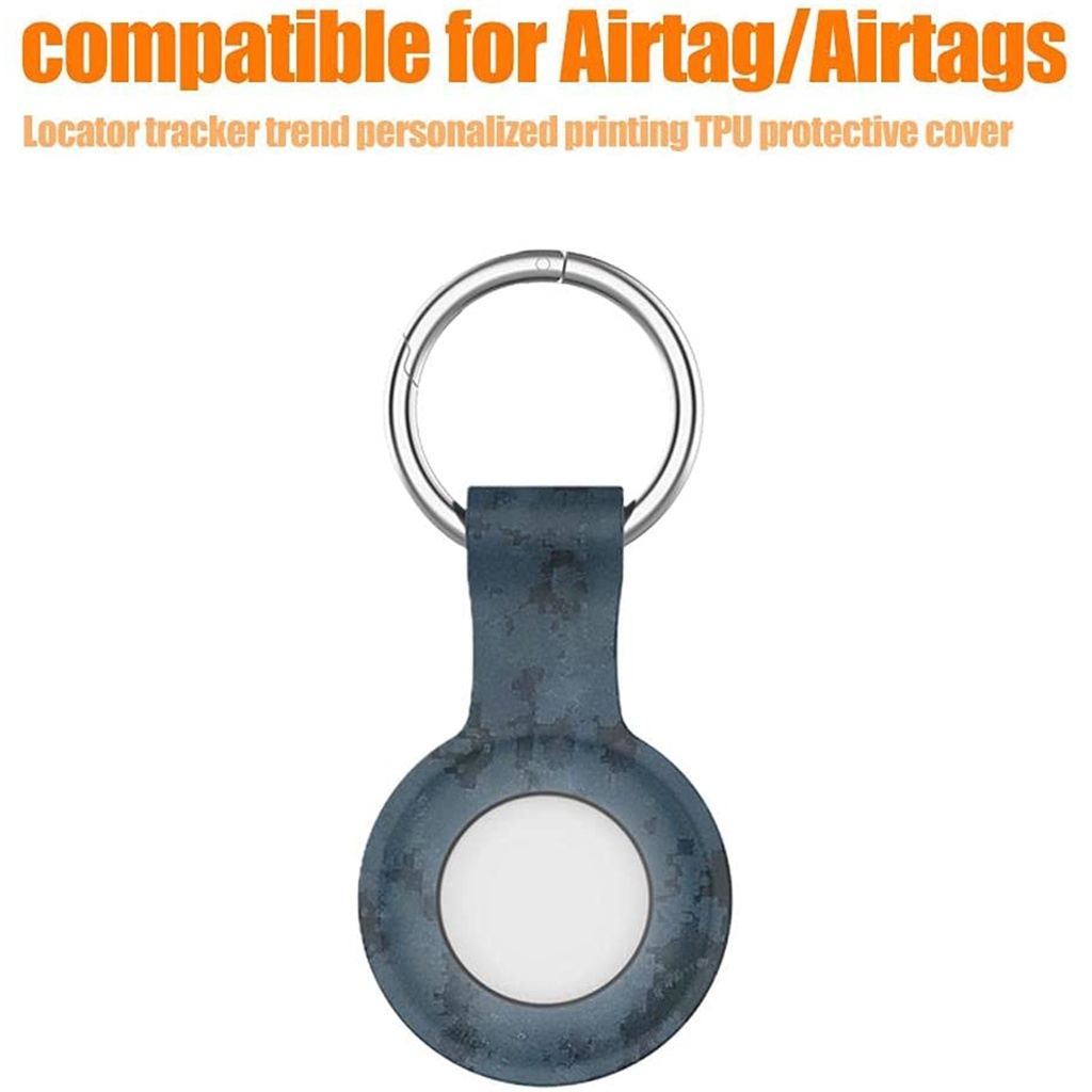 ^ Applewish * -lost for airtags camouflage cover silicone protective sleeve device case ipad / tablet case