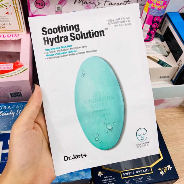 Mặt Nạ cấp ẩm #DrJart Dermask Water Jet Soothing Hydra Solution