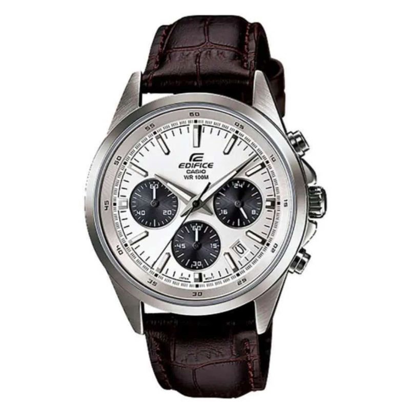 Phiên Bản Giới Hạn - Đồng Hồ Casio Edifice Dây Da Chrono Hoạt Động Cao Cấp Có Hộp Đựng
