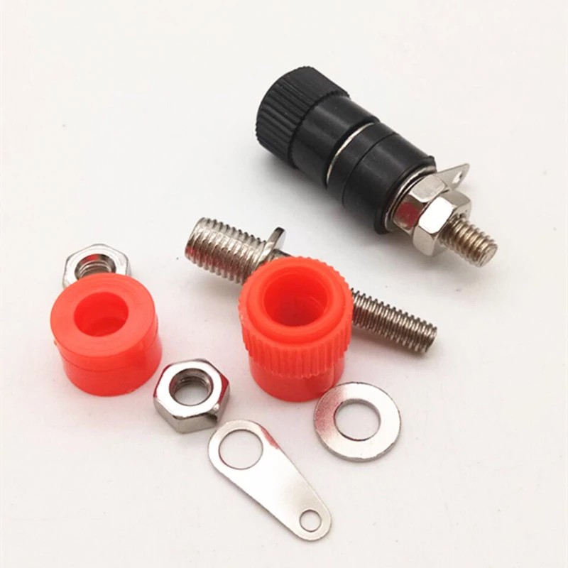 Set 5 ổ cắm kết nối âm thanh Js-910B Js-919 4mm màu đen