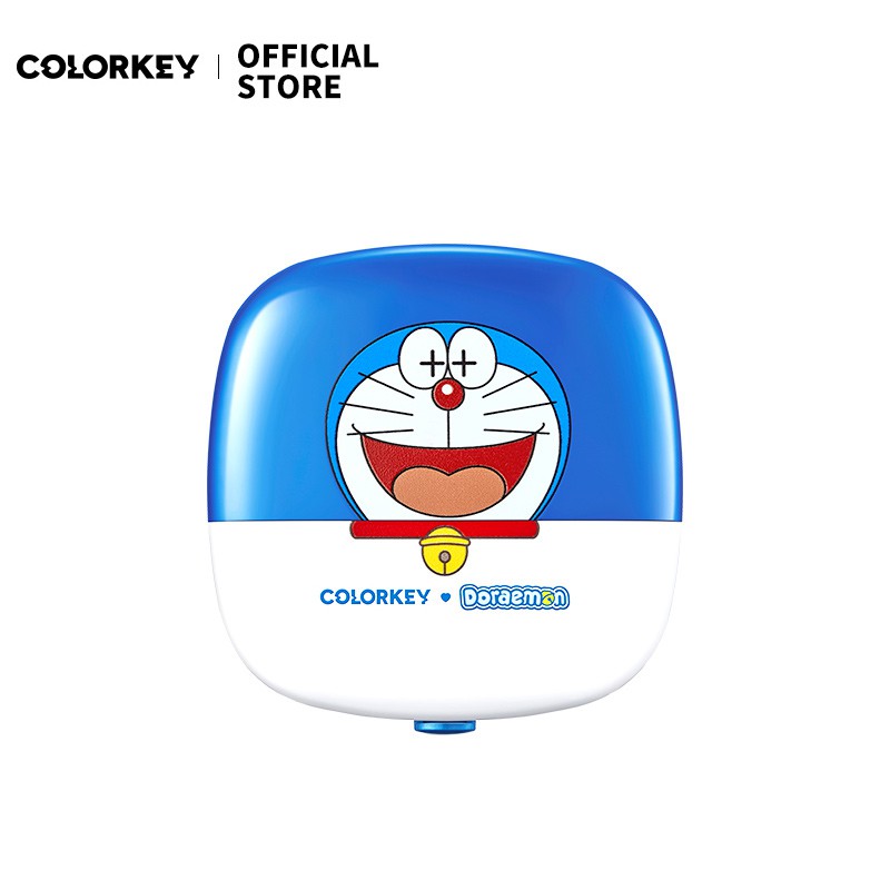 [Mã FMCGM50 - 8% đơn 250K] Phấn phủ dạng nén kiềm dầu lâu trôi Colorkey X Doraemon 5g