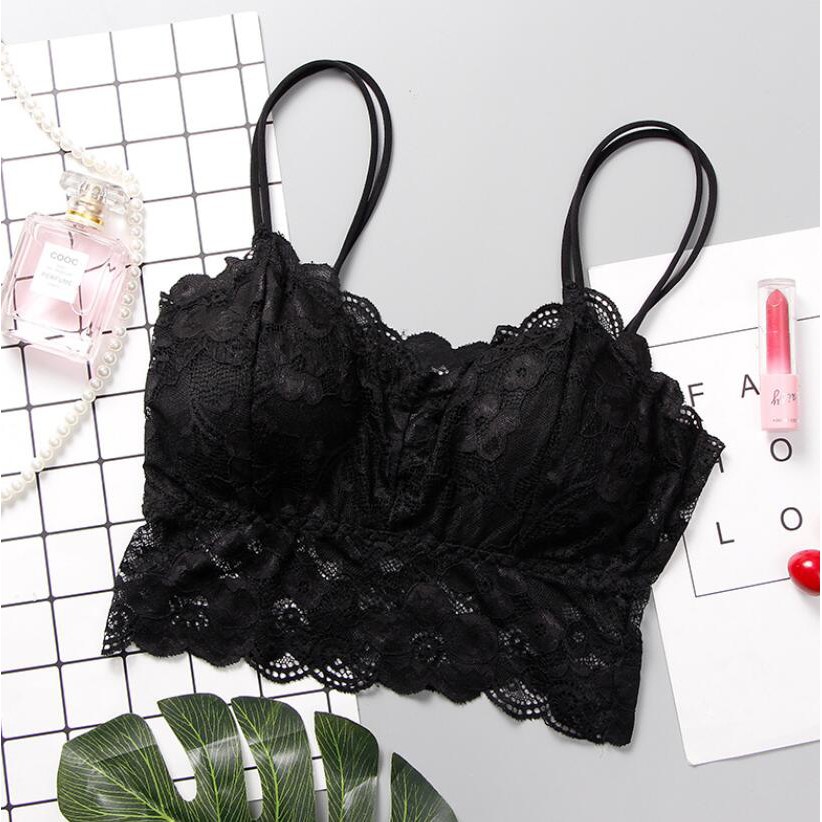 Áo Lót Có Mút Đệm Phối Ren Hở Lưng Size 14808