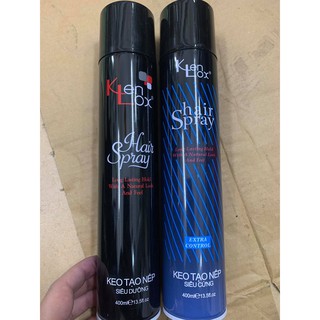 KEO XỊT TÓC TẠO KIỂU KENLOX HAIR SPRAY 400ml