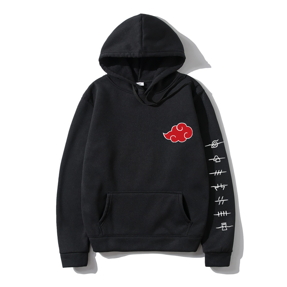 Áo Hoodie Dài Tay In Biểu Tượng Akatsuki Naruto Dành Cho Nam Và Nữ