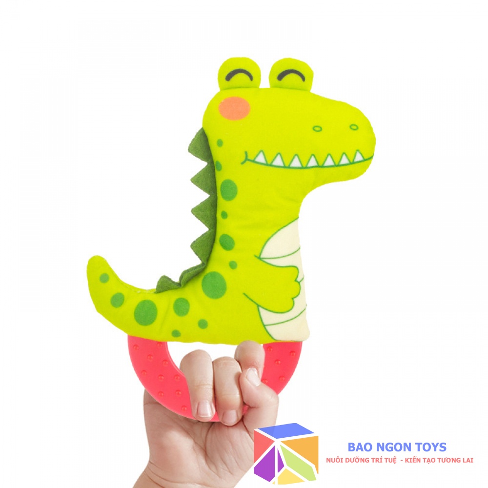 ĐỒ CHƠI XÚC XẮC GẤU BÔNG KÈM GẶP NƯỚU GIÚP BÉ PHÁT TRIỂN GIÁC QUAN VÀ KHẢ NĂNG CẦM NẮM - BAO NGON TOYS - DV62