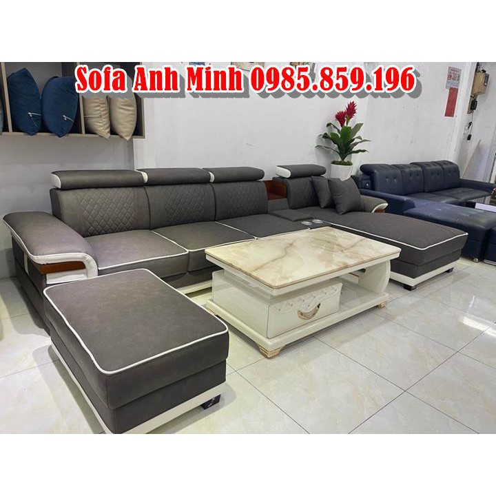 GHẾ SOFA PHÒNG KHÁCH - BỘ GHẾ SOFA DA, VẢI , NỈ (SF565)