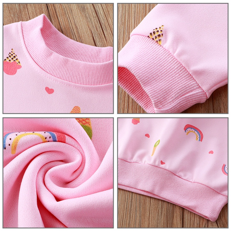 Áo sweater AMILA phong cách Hàn Quốc thời trang xuân thu cho bé gái