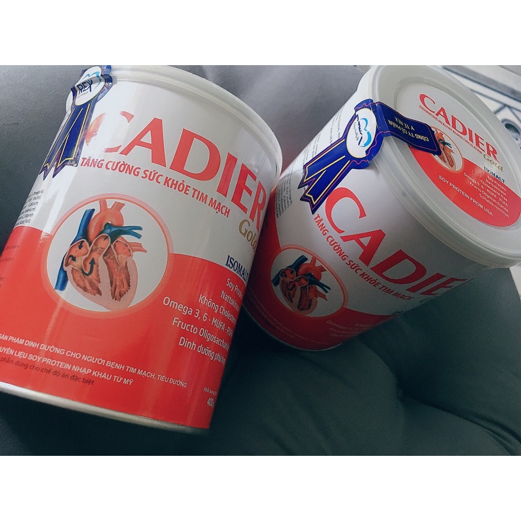 Sữa bột Cadier gold 400g sản phẩm chuyên biệt dành cho người bệnh tim