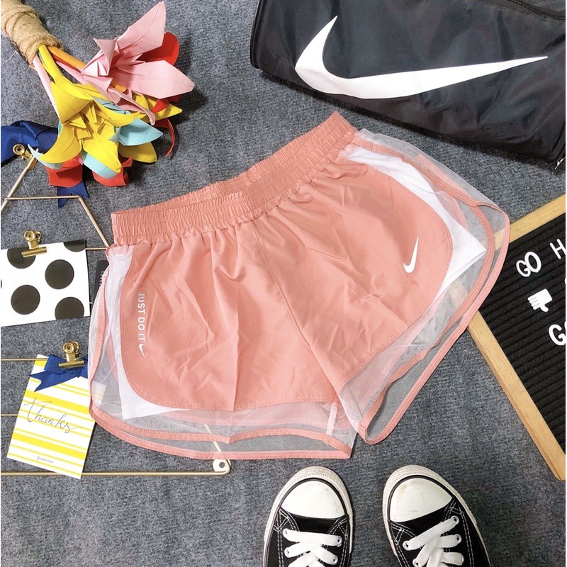 QUẦN SỌT 2 LỚP THỂ THAO GYM, SEXYDANCE, CHẠY BỘ, TENNIS DÀNH CHO NỮ VIỀN LƯỚI DỄ THƯƠNG