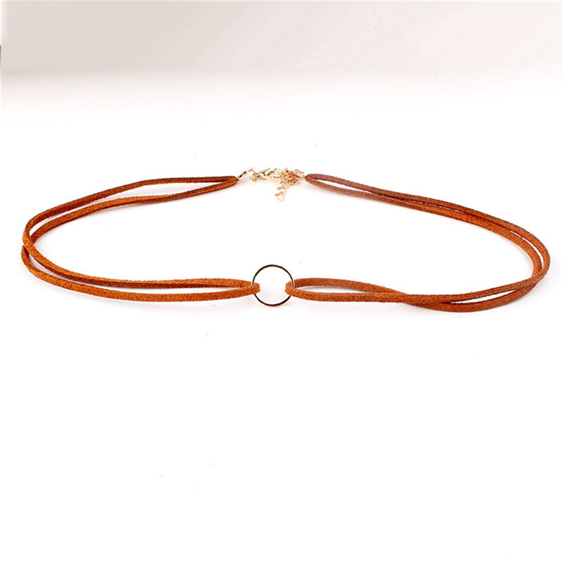 Vòng Cổ Choker Da Lộn Phong Cách Vintage Cho Nữ