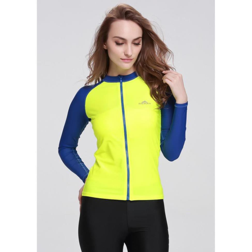 LẺ ÁO BƠI NỮ DÀI TAY KÉO KHÓA thun lạnh dày đẹp hàng SBART Sexy sexy  ཾ '  ཾ ་ | BigBuy360 - bigbuy360.vn