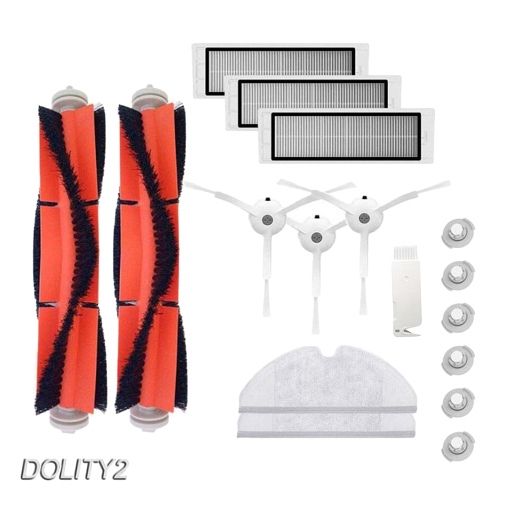 Set 2 Bộ Lọc + 17 Bàn Chải Thay Thế Cho Máy Hút Bụi Gen 2