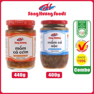 Combo 1 Hũ Mắm Cá Cơm 440g + 1 Hũ Mắm Cá Sặc 400g Sông Hương Foods